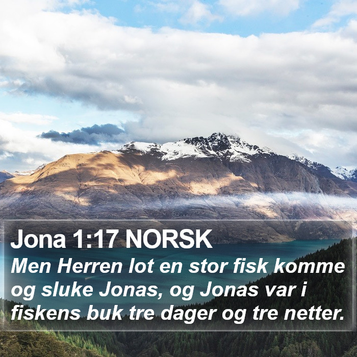 Jona 1:17 NORSK Bible Study