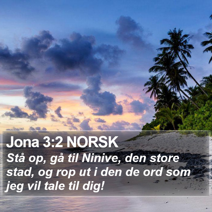 Jona 3:2 NORSK Bible Study