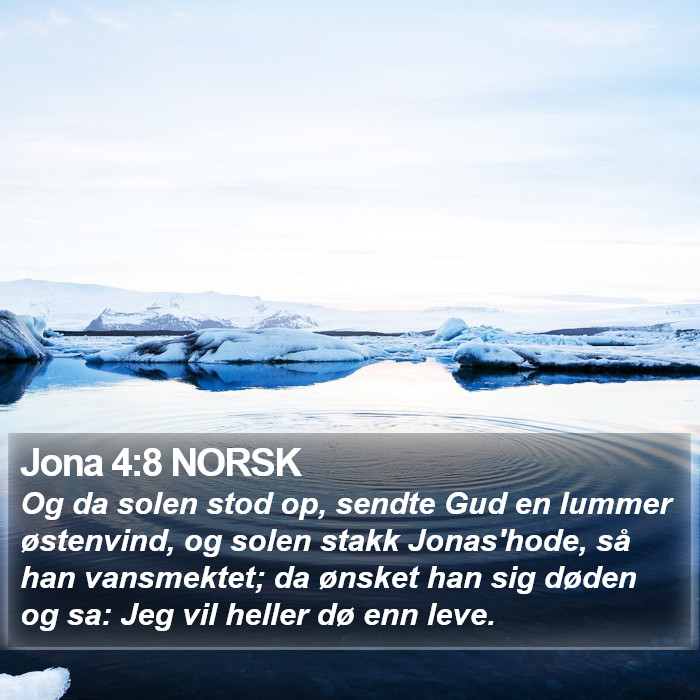 Jona 4:8 NORSK Bible Study