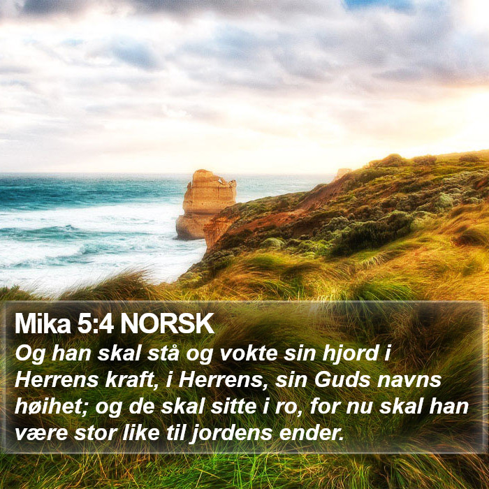 Mika 5:4 NORSK Bible Study