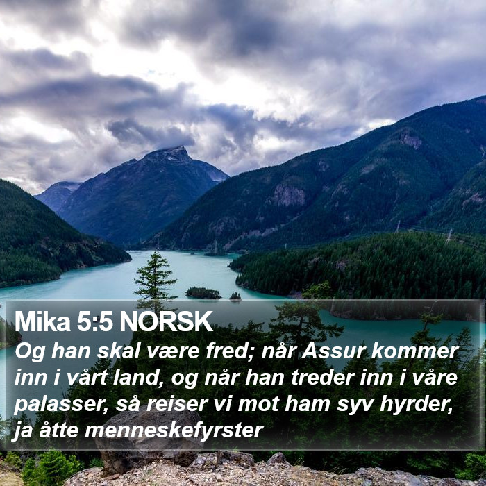 Mika 5:5 NORSK Bible Study