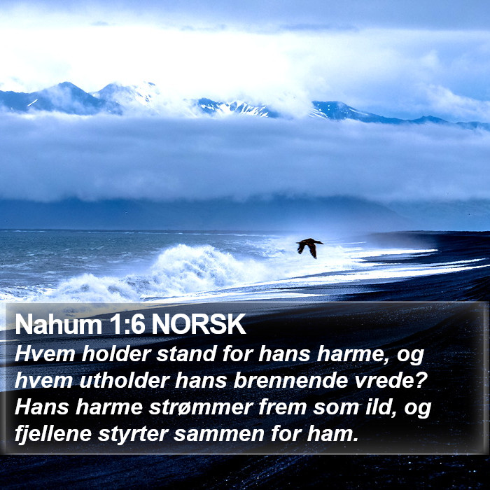 Nahum 1:6 NORSK Bible Study