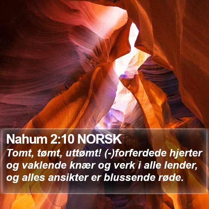 Nahum 2:10 NORSK Bible Study