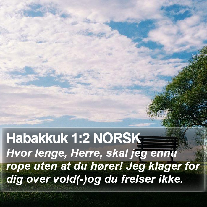 Habakkuk 1:2 NORSK Bible Study