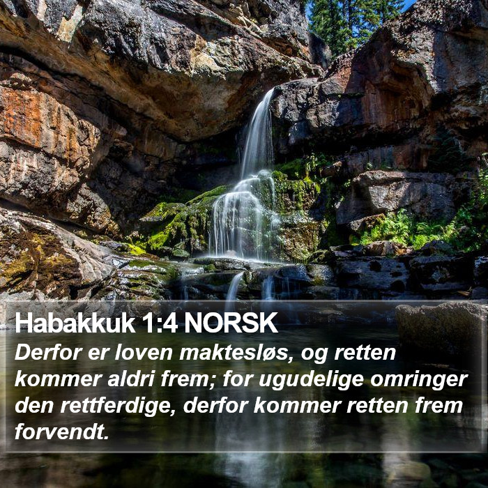 Habakkuk 1:4 NORSK Bible Study