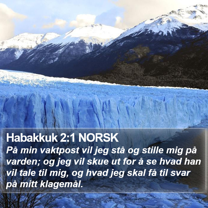 Habakkuk 2:1 NORSK Bible Study