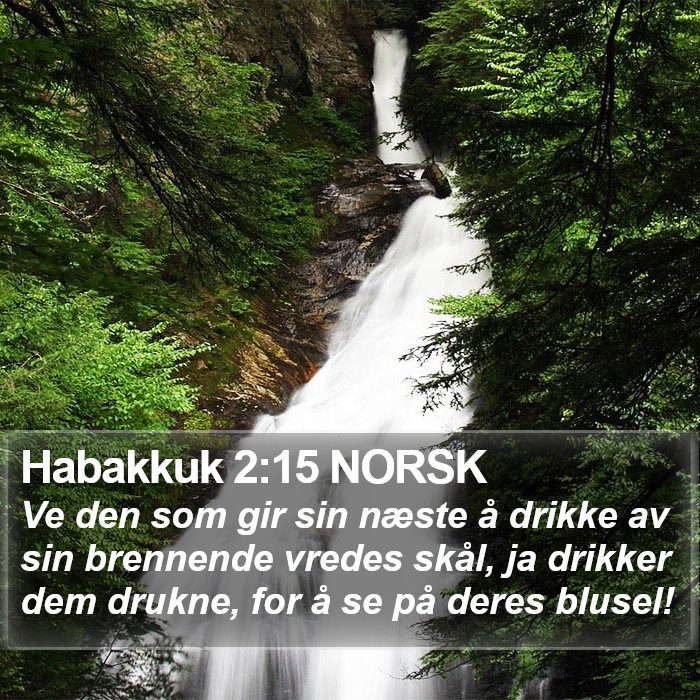 Habakkuk 2:15 NORSK Bible Study