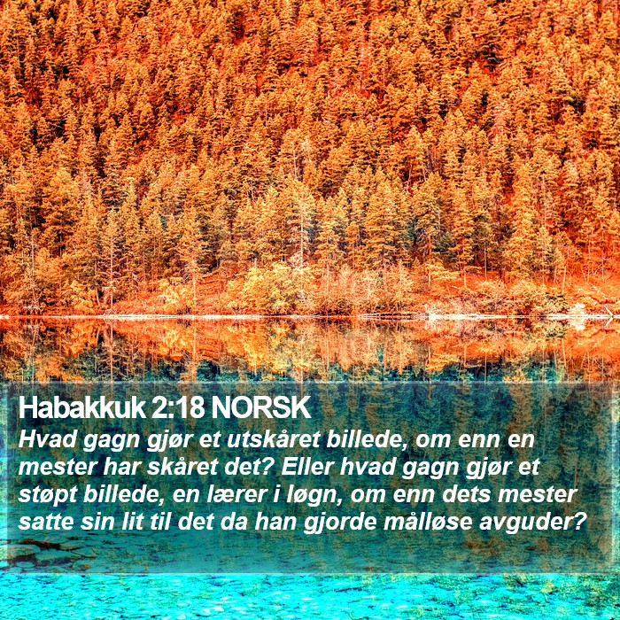 Habakkuk 2:18 NORSK Bible Study