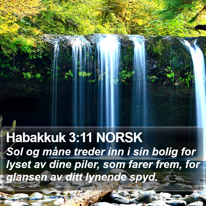 Habakkuk 3:11 NORSK Bible Study