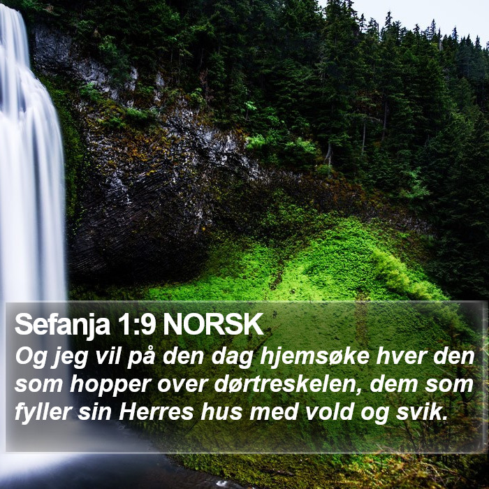 Sefanja 1:9 NORSK Bible Study