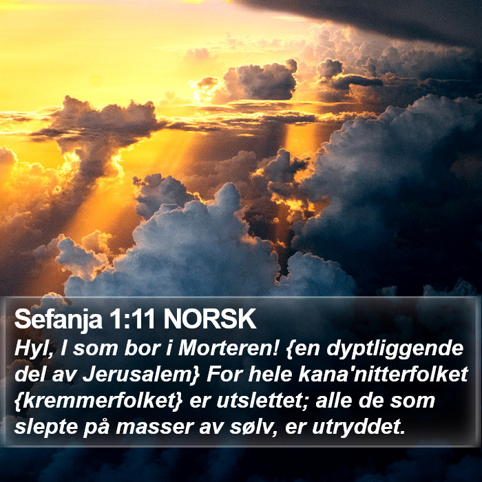 Sefanja 1:11 NORSK Bible Study