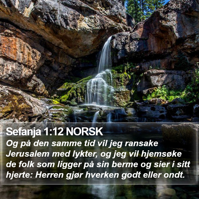 Sefanja 1:12 NORSK Bible Study