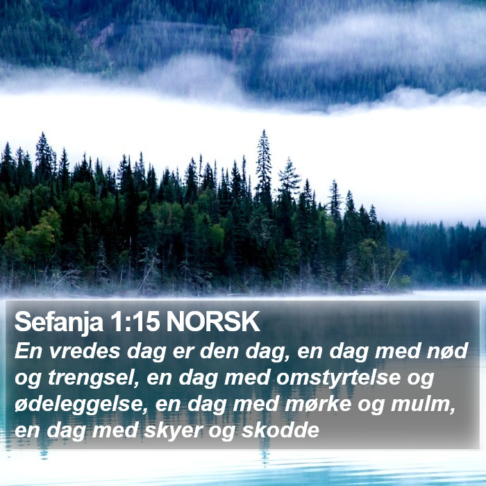 Sefanja 1:15 NORSK Bible Study