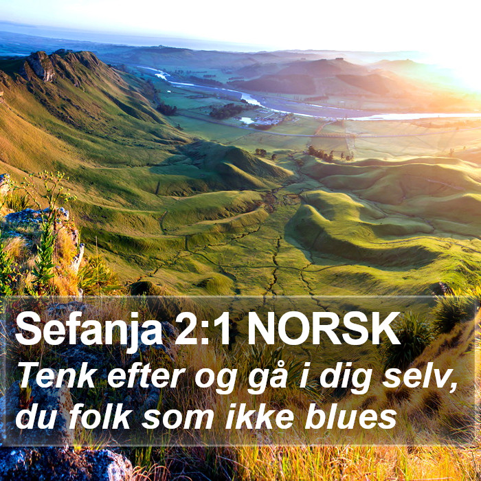 Sefanja 2:1 NORSK Bible Study