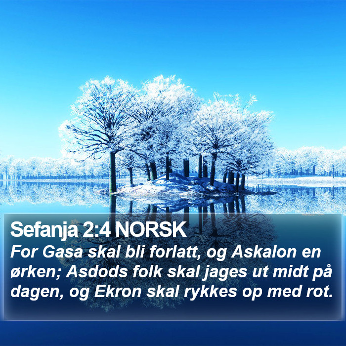 Sefanja 2:4 NORSK Bible Study