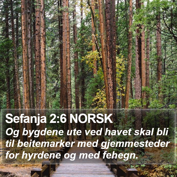 Sefanja 2:6 NORSK Bible Study