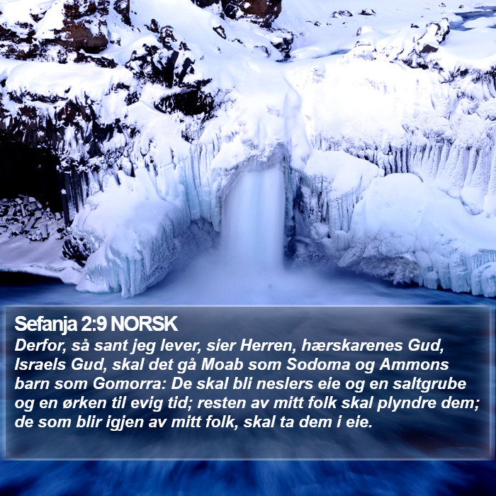 Sefanja 2:9 NORSK Bible Study