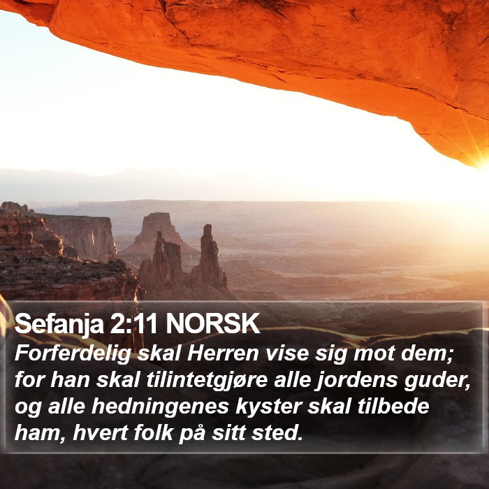 Sefanja 2:11 NORSK Bible Study