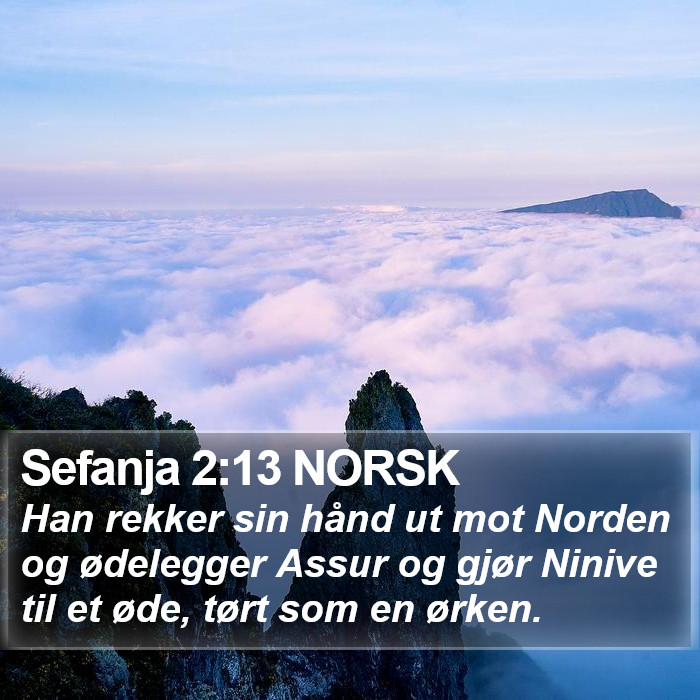 Sefanja 2:13 NORSK Bible Study