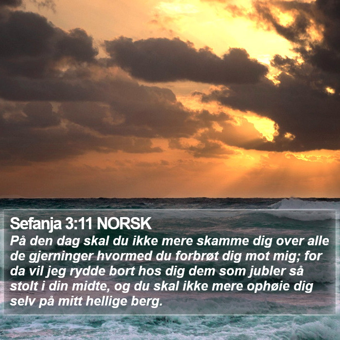 Sefanja 3:11 NORSK Bible Study