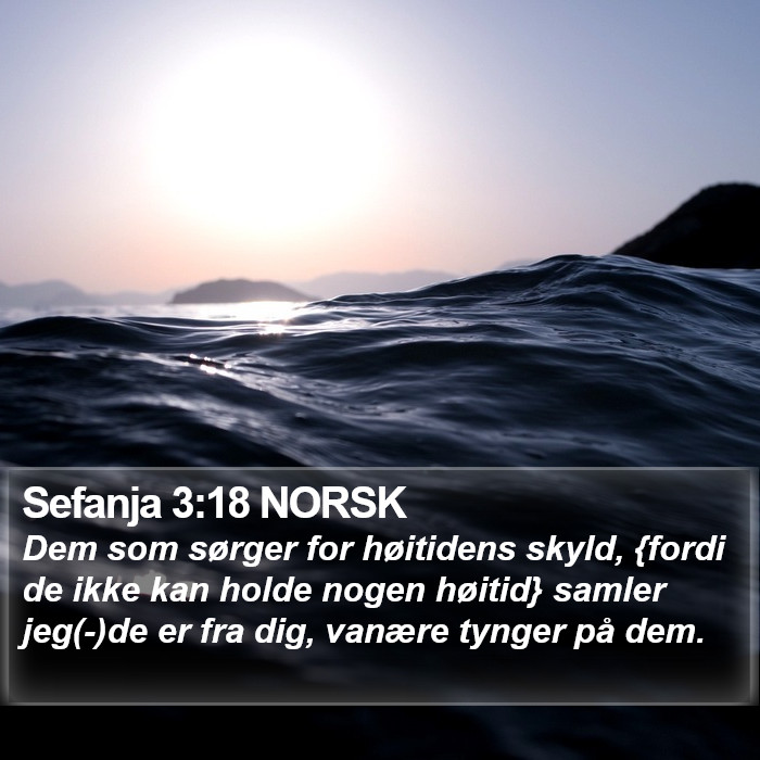 Sefanja 3:18 NORSK Bible Study