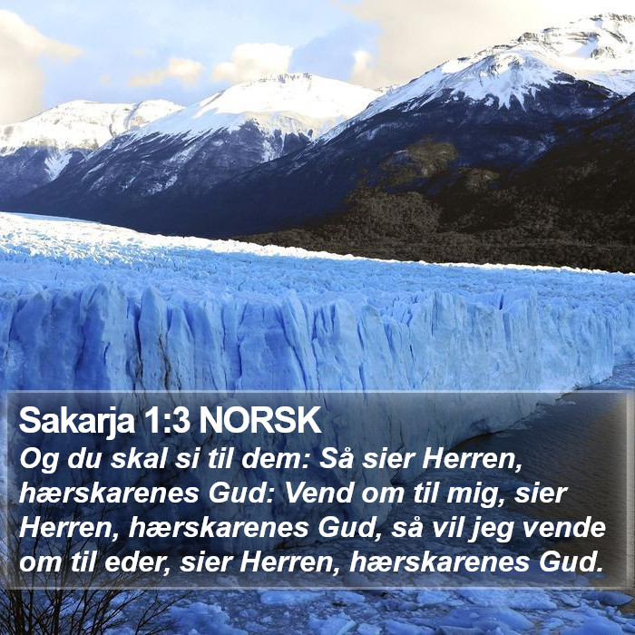 Sakarja 1:3 NORSK Bible Study