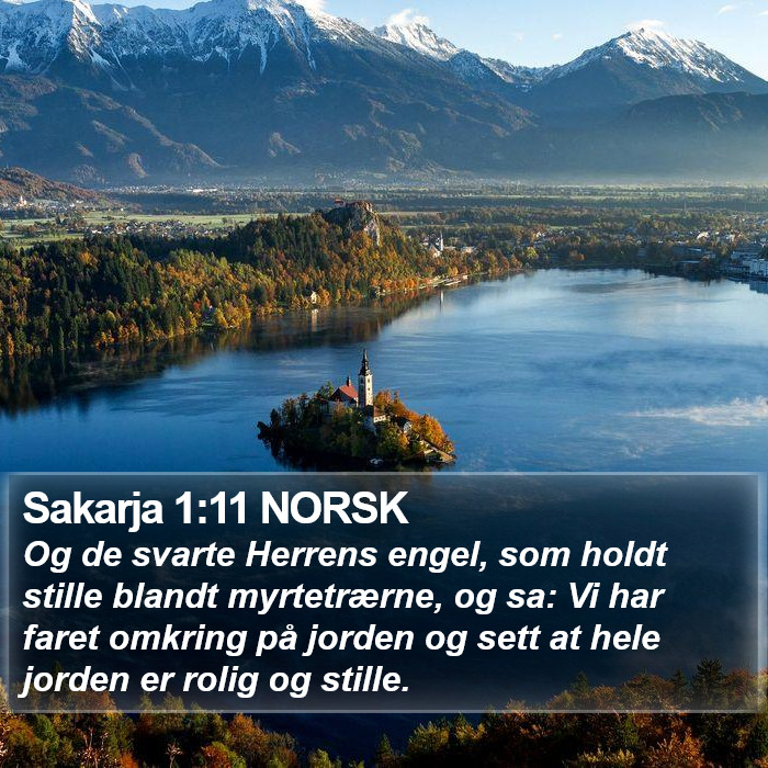 Sakarja 1:11 NORSK Bible Study