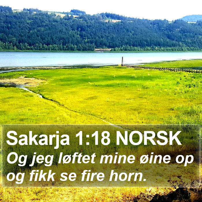 Sakarja 1:18 NORSK Bible Study