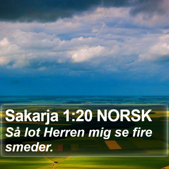 Sakarja 1:20 NORSK Bible Study