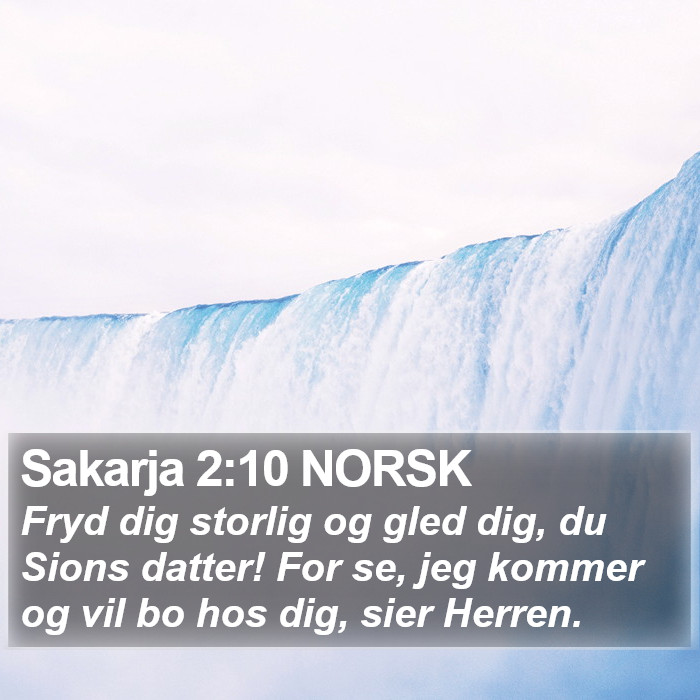 Sakarja 2:10 NORSK Bible Study