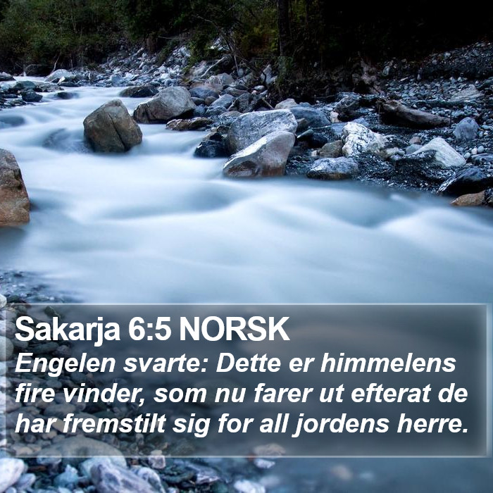 Sakarja 6:5 NORSK Bible Study