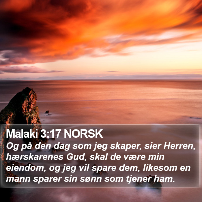Malaki 3:17 NORSK Bible Study