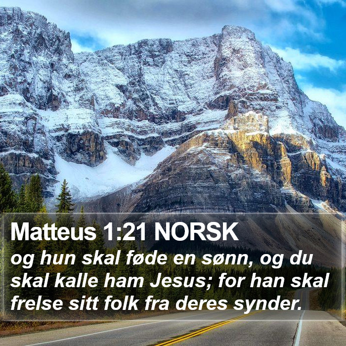 Matteus 1:21 NORSK Bible Study