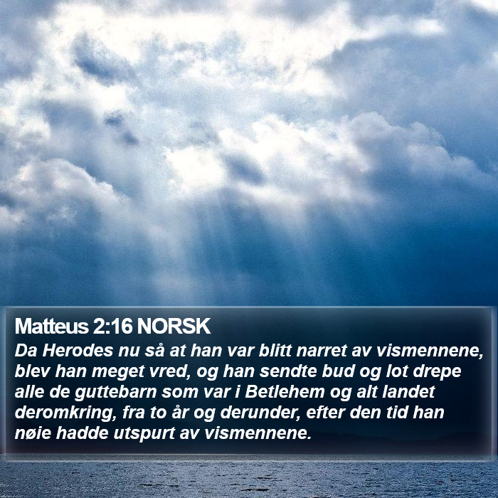 Matteus 2:16 NORSK Bible Study
