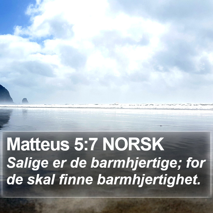 Matteus 5:7 NORSK Bible Study
