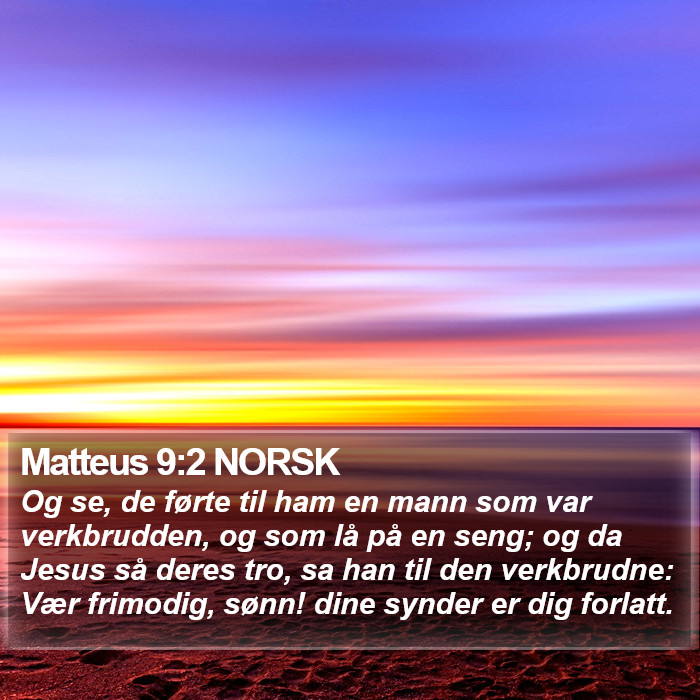 Matteus 9:2 NORSK Bible Study