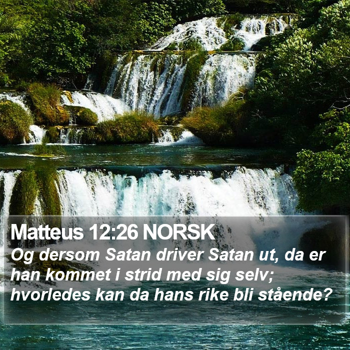 Matteus 12:26 NORSK Bible Study