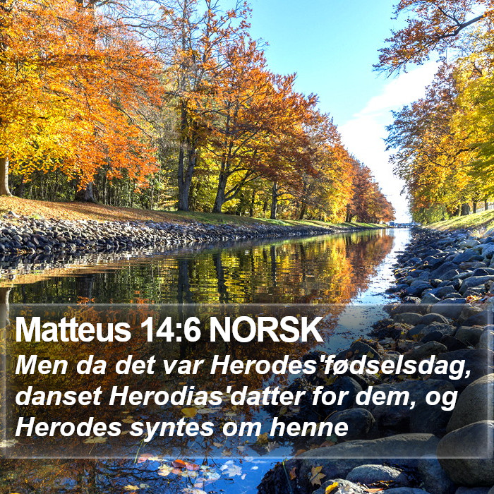 Matteus 14:6 NORSK Bible Study