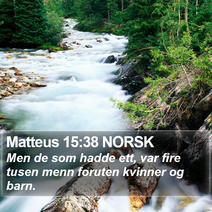 Matteus 15:38 NORSK Bible Study