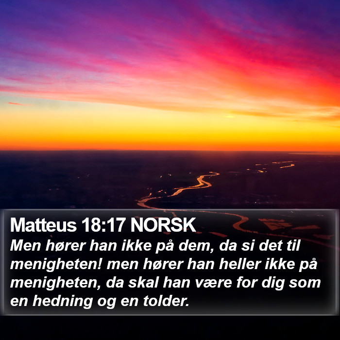 Matteus 18:17 NORSK Bible Study