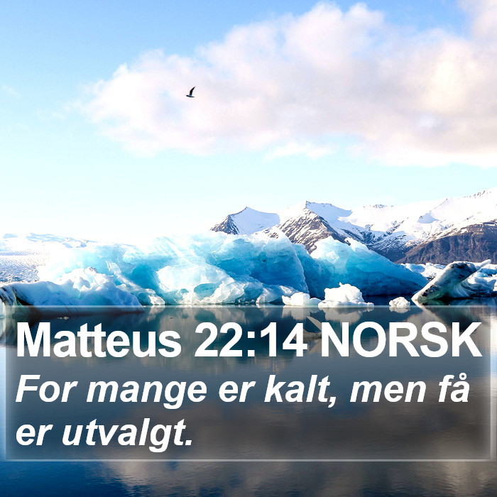 Matteus 22:14 NORSK Bible Study