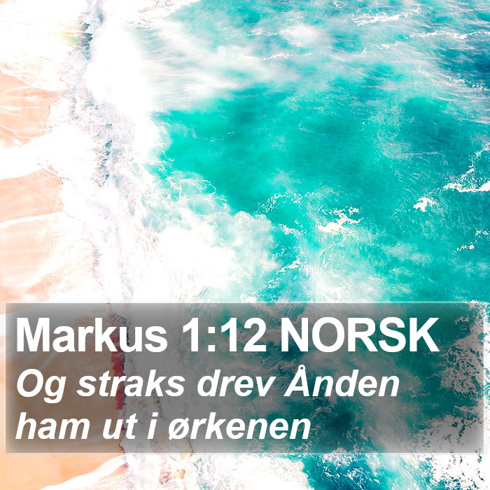 Markus 1:12 NORSK Bible Study