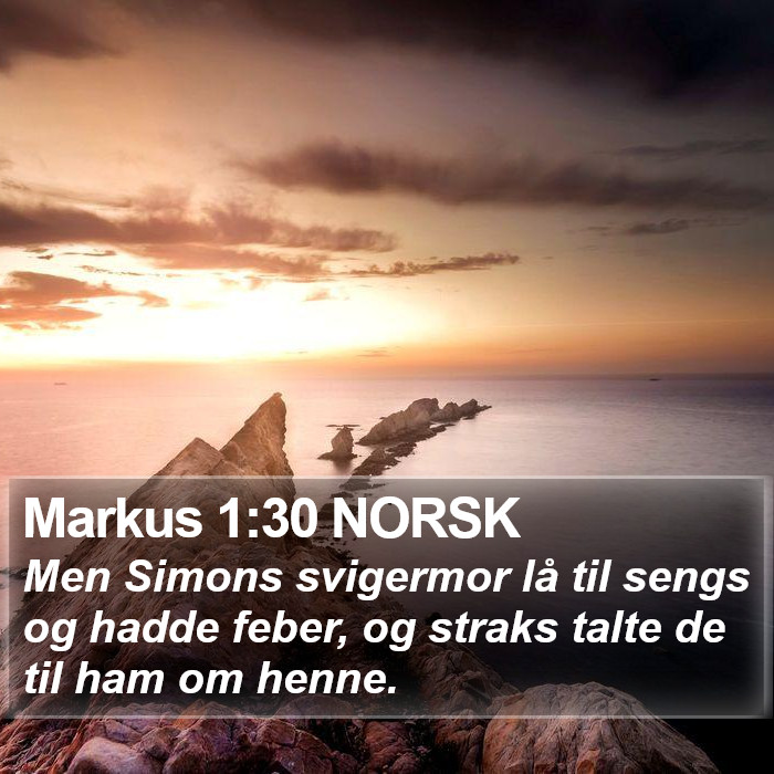 Markus 1:30 NORSK Bible Study