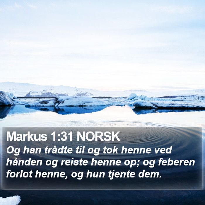 Markus 1:31 NORSK Bible Study