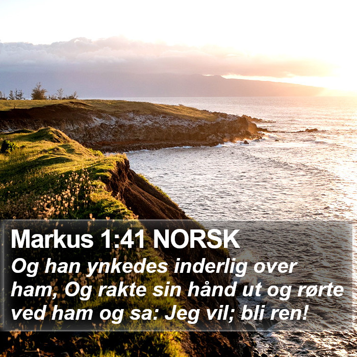 Markus 1:41 NORSK Bible Study