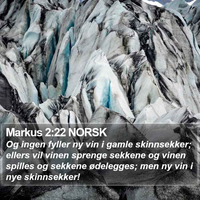 Markus 2:22 NORSK Bible Study