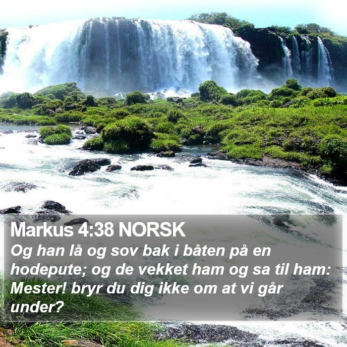 Markus 4:38 NORSK Bible Study