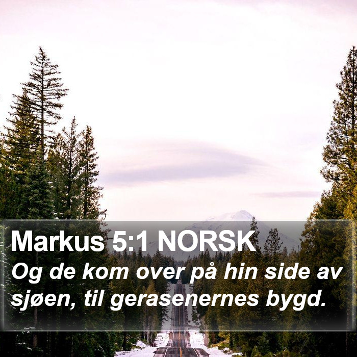 Markus 5:1 NORSK Bible Study