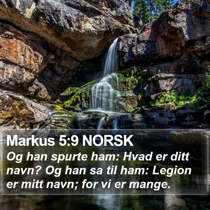 Markus 5:9 NORSK Bible Study