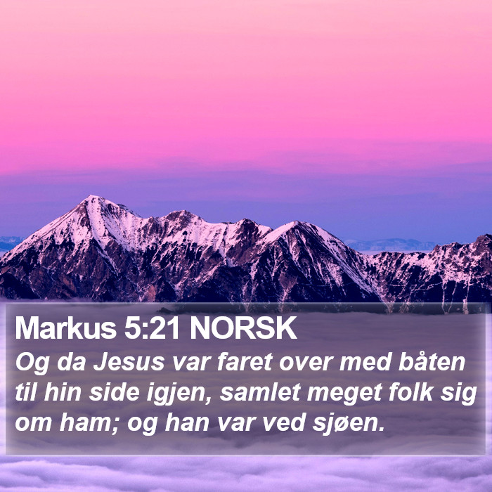 Markus 5:21 NORSK Bible Study